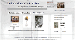 Desktop Screenshot of lebenskunst-atelier.de